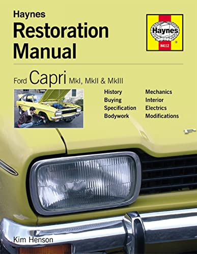 Ford Capri Restoration Manual