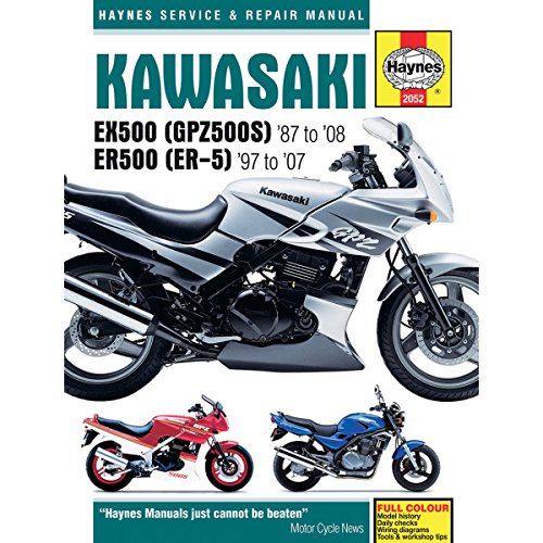 Kawasaki EX500 (GPZ500S) and ER500 (ER-5) Service and Repair Manual