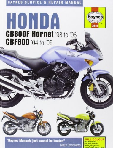 Honda CB600F/FS Hornet and CBF600 Service and Repair Manual