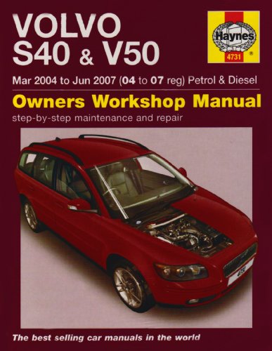 Volvo S40 and V50 Petrol and Diesel Service and Repair Manual