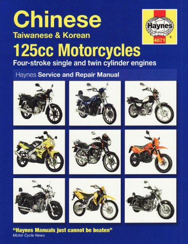 Chinese 125 Motorcycles Service and Repair Manual