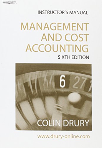 MAN & COST ACC 6E - INST MAN