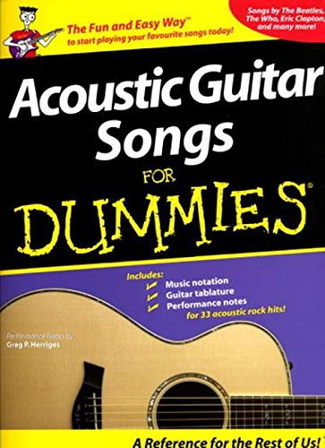 Acoustic Guitar Songs For Dummies