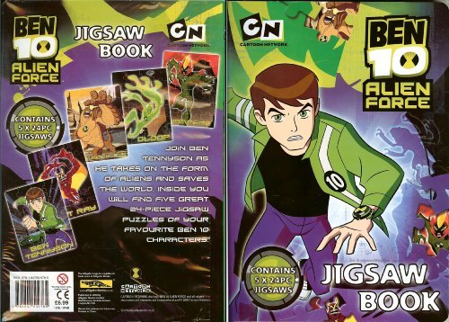 Ben 10 Alien Force: Jigsaw Book - 5 x 24pc puzzles