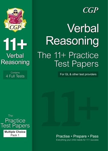 11+ Verbal Reasoning Practice Papers: Multiple Choice - Pack 1 (for GL & Other Test Providers)