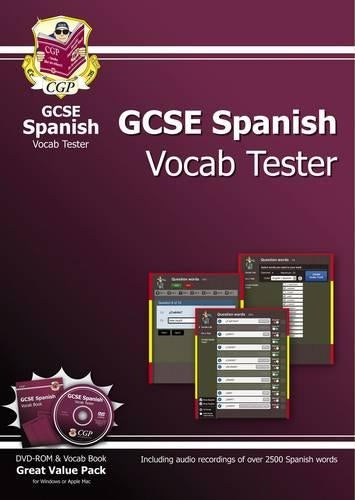 GCSE Spanish Interactive Vocab Tester - DVD-ROM and Vocab Book (A*-G course)