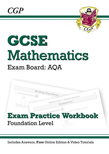 GCSE Maths AQA Exam Practice Workbook with answers & online edn:Foundation