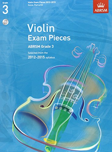 Violin Exam Pieces 2012-2015, ABRSM Grade 3, Score, Part & CD