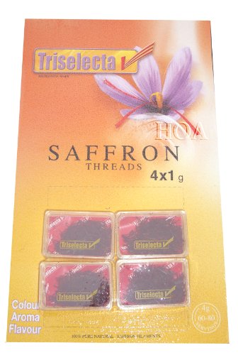 Triselecta Saffron Threads (4 x 1g)