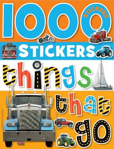 1000 Stickers Things That Go