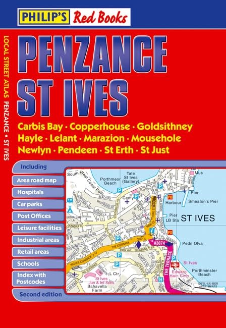 Philip's Red Books Penzance and St Ives