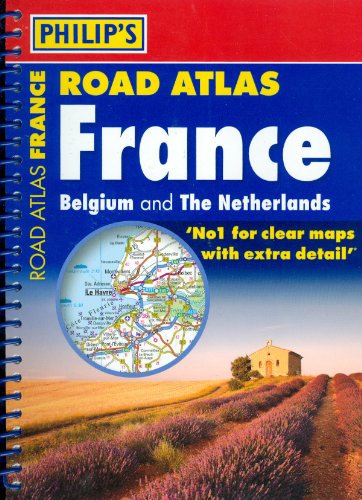 Philip's Road Atlas France, Belgium and The Netherlands