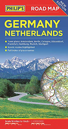 Philip's Germany and Netherlands Road Map