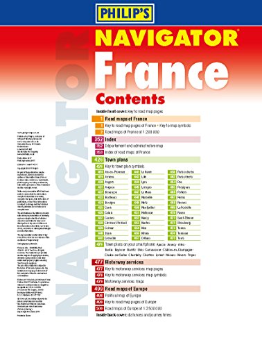 Philip's Navigator Road Atlas France