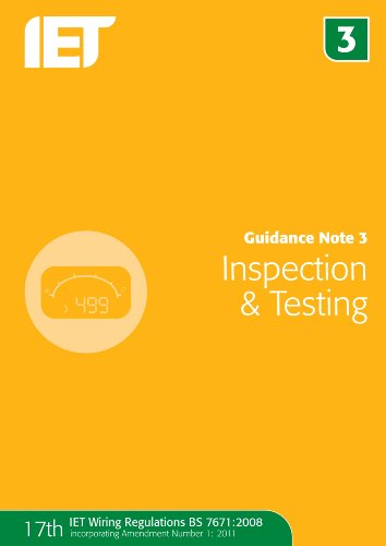Guidance Note 3: Inspection & Testing