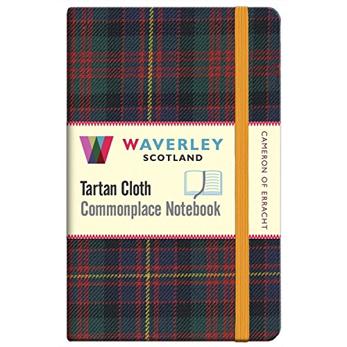 Waverley (M): Cameron of Erracht Tartan Cloth Commonplace Notebook