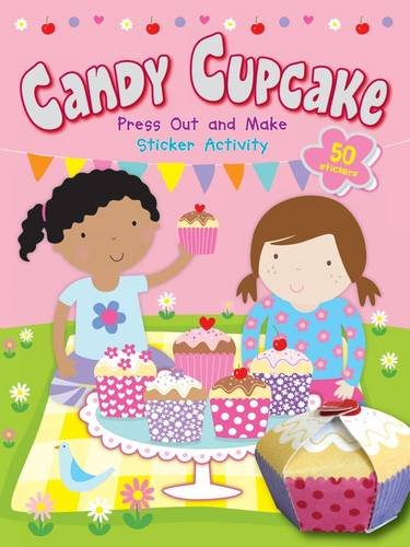 Candy Cupcake Press Out and Make Sticker Activity