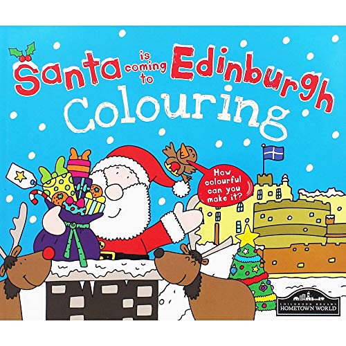 Santa is Coming to Edinburgh Colouring