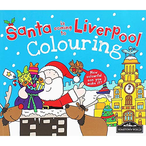Santa is Coming to Liverpool Colouring