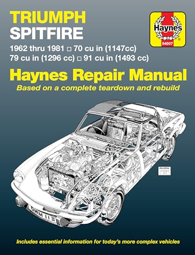 Triumph Spitfire Mk.1, 2, 3, 4 & 1500 1962-81 Owner's Workshop Manual