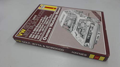 Volkswagen Golf, Jetta and Scirocco MK1(Petrol) 1974-85 Owner's Workshop Manual