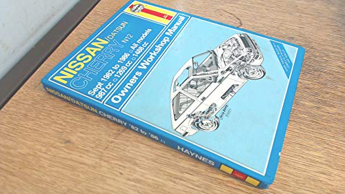 Nissan Datsun Cherry N12 September 1982-86 987c.c., 1269c.c., 1488c.c. Owner's Workshop Manual