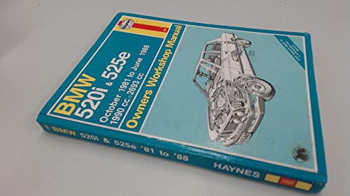 B. M. W. 520i and 525e 1981-88 Owner's Workshop Manual