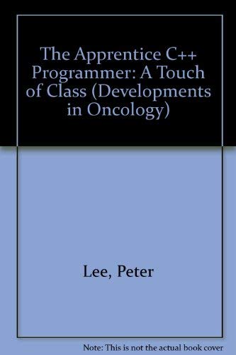 The Apprentice C++ Programmer