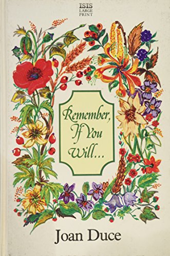 Remember, If You Will....