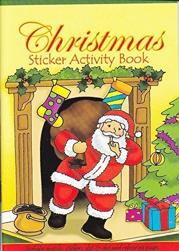 Christmas Sticker and Activity Book A6 size