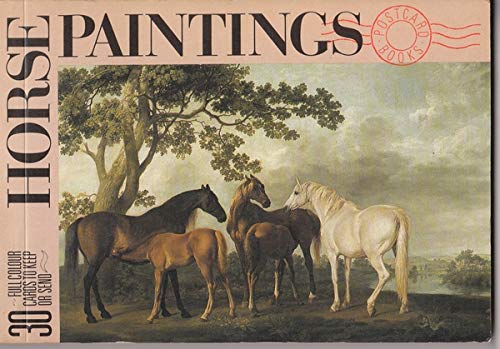 POSTCARD BOOK HORSE PAINTING
