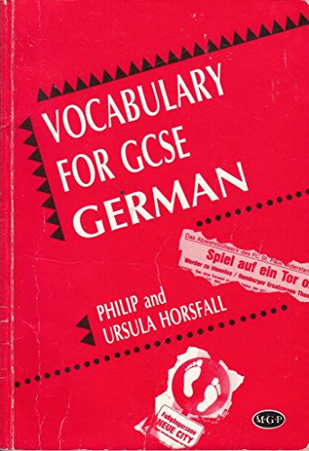 Vocabulary for GCSE German