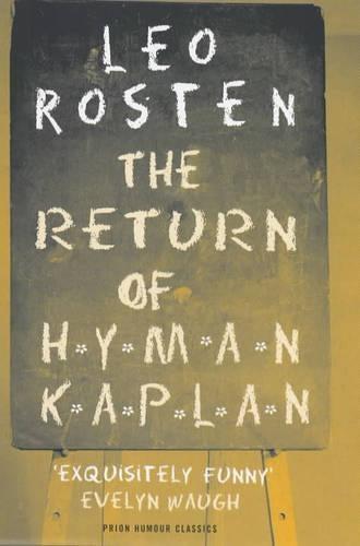 The Return of Hyman Kaplan