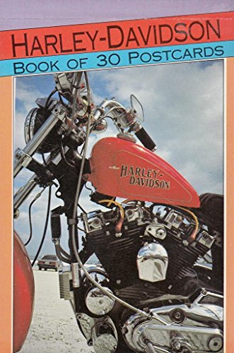 HARLEY-DAVIDSON BOOK OF 30 POSTCARDS
