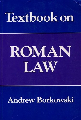 Textbook on Roman Law