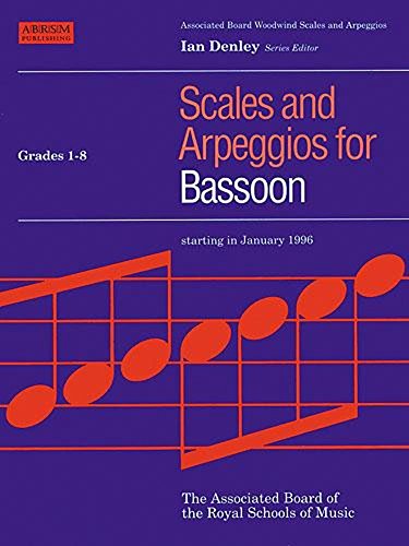Scales and Arpeggios for Bassoon, Grades 1-8