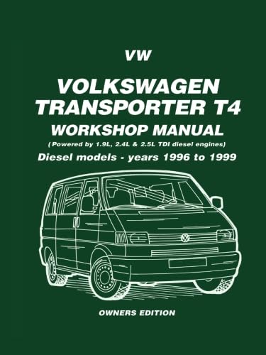 Volkswagen Transporter T4 Workshop Manual Owners Edition
