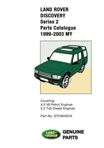 Land Rover Discovery Series II Parts Catalogue 1999-2003 MY