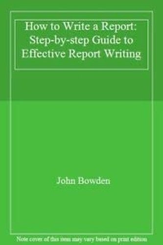 How to Write a Report