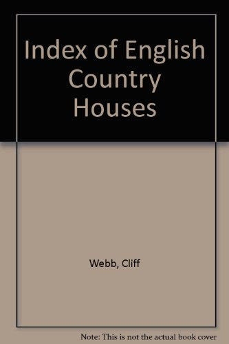 Index of English Country Houses