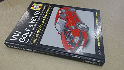 VW Golf and Vento (92-96) Service and Repair Manual