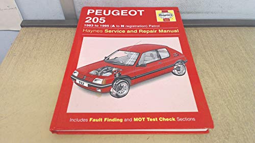 Peugeot 205 Service and Repair Manual