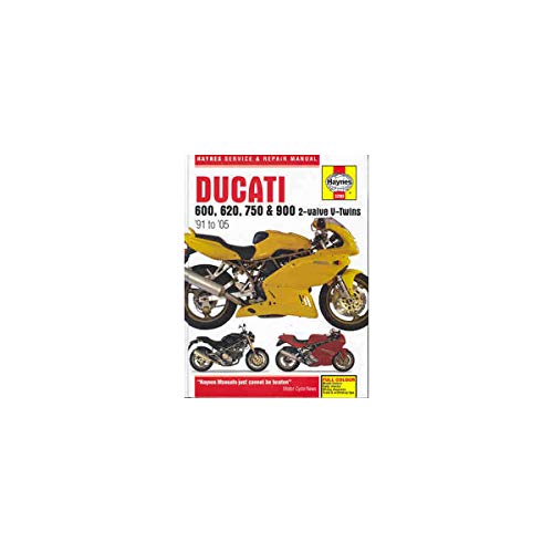 Ducati 600, 750 and 900 2-valve V-twins (91-96) Service and Repair Manual