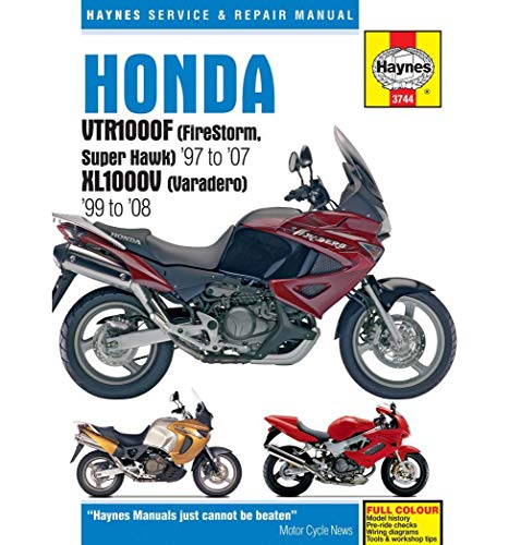 Honda VTR1000 FireStorm and XL1000V Varadero Service and Repair Manual