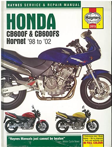 Honda CB600 Hornet Service and Repair Manual