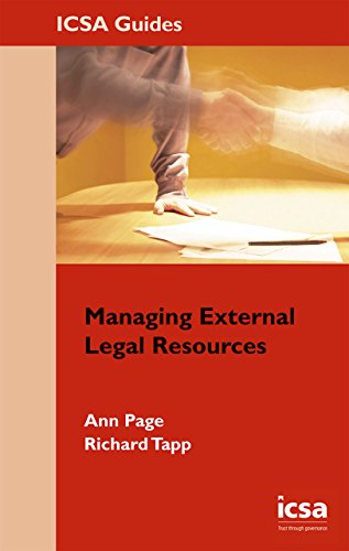Managing External Legal Resources