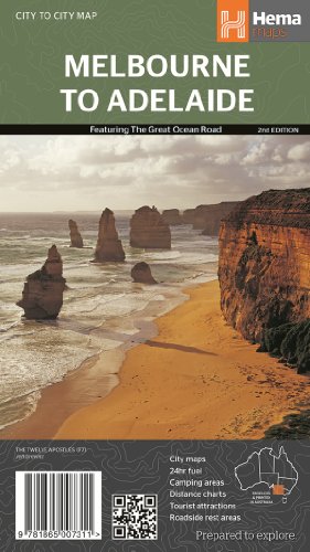 Melbourne to Adelaide Map