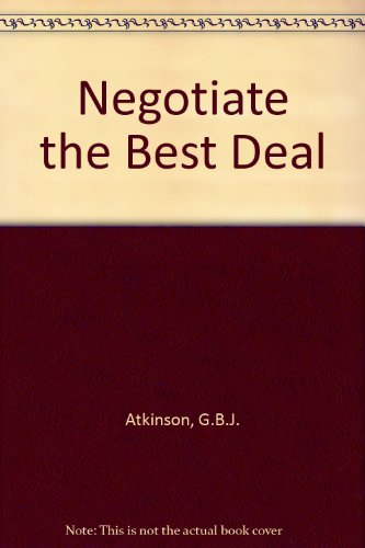 Negotiate the Best Deal