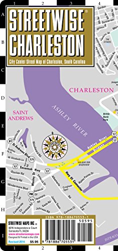 Streetwise Charleston Map - Laminated City Street Map of Charleston, South Carolina