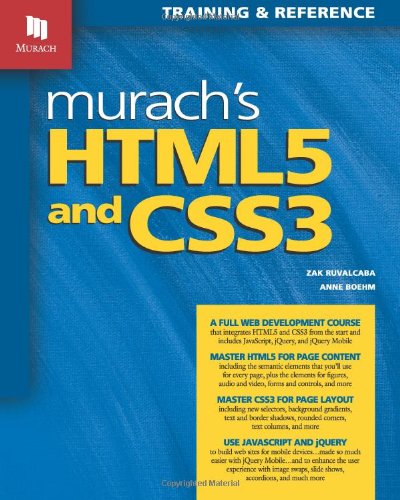 Murach's HTML5 & CSS3